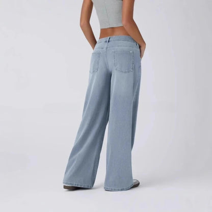 Effortless High-Waisted Straight Jeans