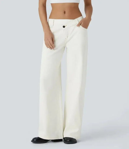 Effortless High-Waisted Straight Jeans