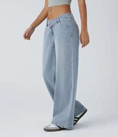 Effortless High-Waisted Straight Jeans